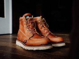 A pair of Thorogood Boots showcasing craftsmanship and style